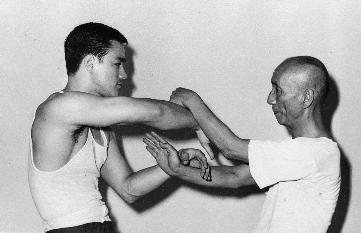 Image: Bruce Lee & Master Yip Man