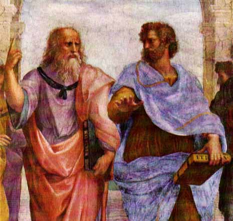 Plato and Aristotle (source)