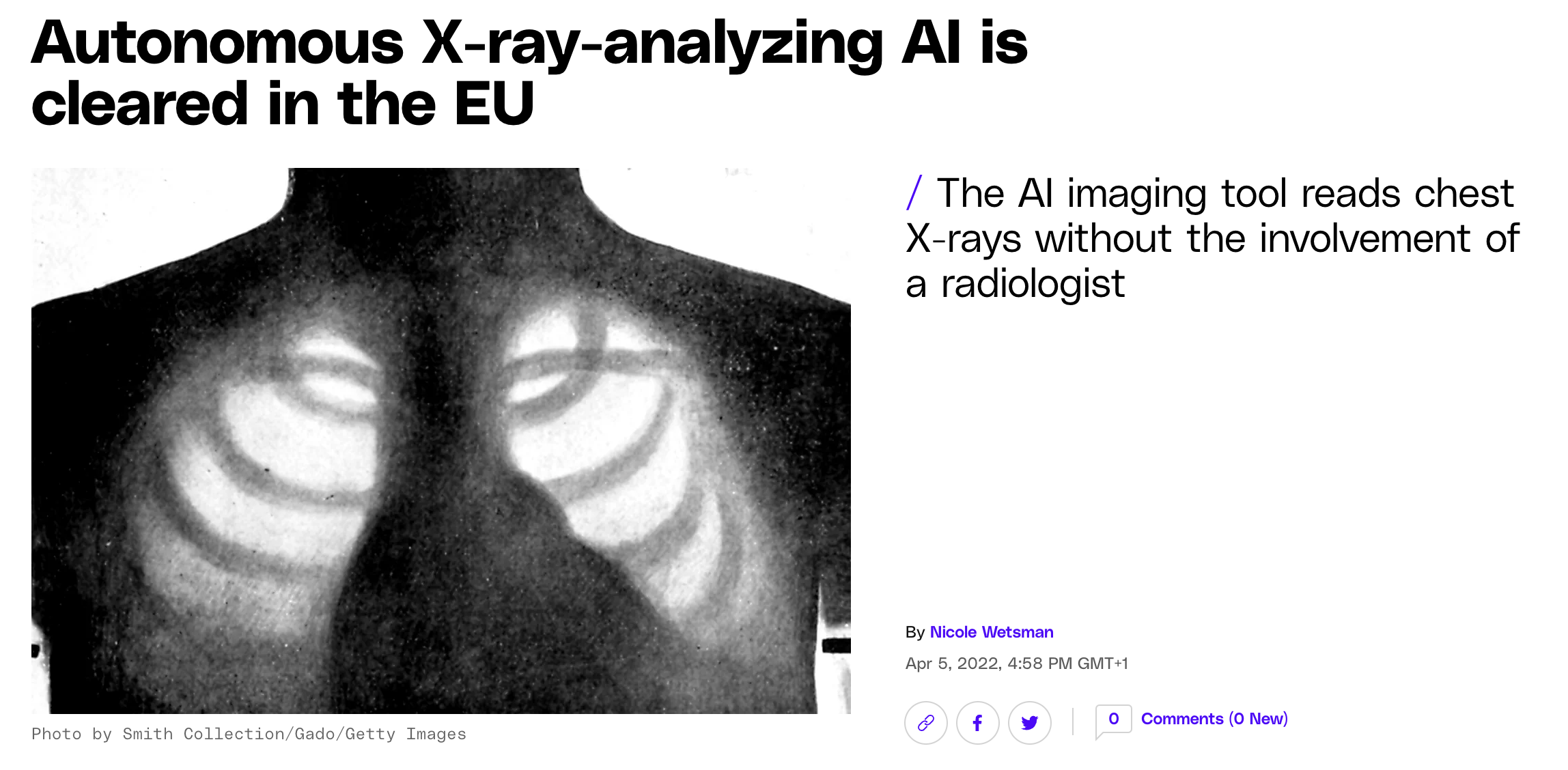 Article from The Verge