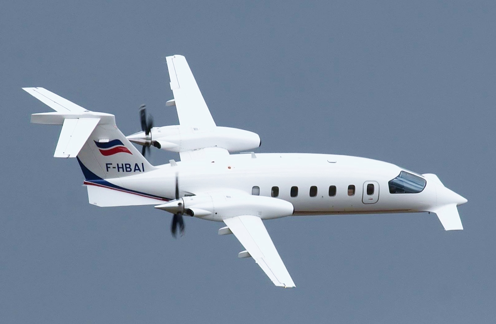 Above: Real-life Image from Wikipedia of a Piaggio P.180 Avanti